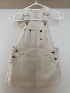 Lee アイボリー　オーバーオール(スカート)