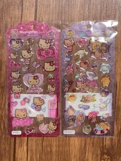 サンリオ　ハローキティ　日焼けキティ　ギャルキティ　ドロップジェリーシール