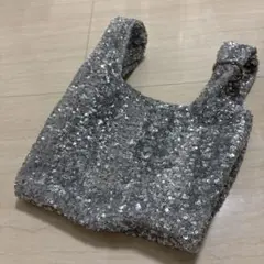 CIAOPANIC TYPY シルバー ハンドバッグ