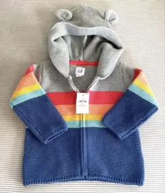 BabyGAP ブラナンベアーフード付きカーディガン 70cm新品