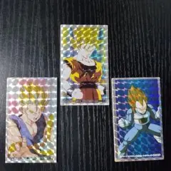 【当時物】角メンコ　ドラゴンボール　キラ3枚セット