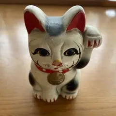 希少レア！ ダンロップ 招き猫 置物 ホールインワン 陶器製 貯金箱