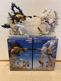 ワンピース　戦光絶景　ルフィ&ルッチ　フィギュアセット