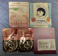 シートマスクセット ルルルン・SKINFOOD・FROWFUSHI・お米
