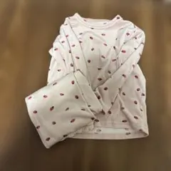 いちごフリースパジャマ 120サイズ　西松屋