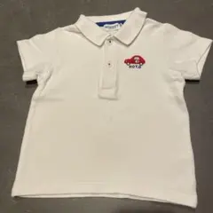 ミキハウス MIKI HOUSE HOT BISCUITS ポロシャツ 白