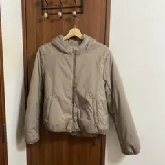 grove フード付きベージュジャケット