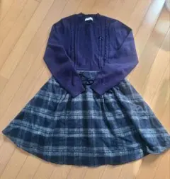 ポンポネットジュニア　ニットワンピース　150cm　Mサイズ