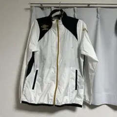 アンブロ　UMBRO ウインドブレーカー　上下　セット　Lサイズ　ホワイト