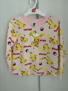 新品 ピカチュウ トレーナー ピンク 110cm