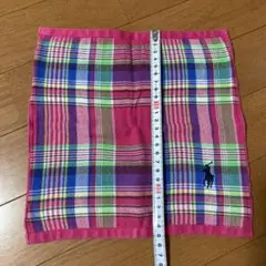 ラルフローレン　ハンドタオル　チェック