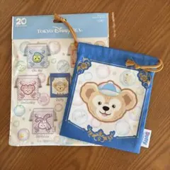 東京ディズニーシー　ダッフィー＆フレンズ20周年ランダム巾着　ダッフィー