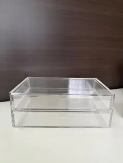 【無印良品】重なるアクリルケース2段引出・大のサムネイル