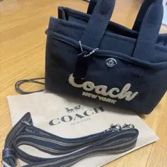 COACH キャンバス トートバッグ ブラック