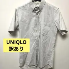 번역 있음 ❗️ UNIQL 유니클로 반팔 셔츠 스트라이프 그레이 M 셔츠 작업
