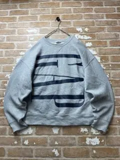 00s GAP ギャップ　スウェット トレーナー グレー ビッグロゴ y2k