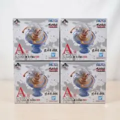 未開封4点 一番くじ ワンピース A賞 ルフィ ニカ フィギュア 匠ノ系譜
