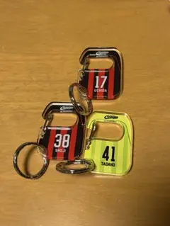 北海道コンサドーレ札幌 アクリルカラビナキーホルダー 3個セット