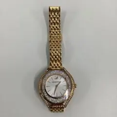 SWAROVSKI レディース 腕時計 ゴールド　稼働品