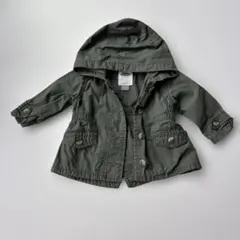 Old Navy フード付きジャケット 3-6M オリーブグリーン