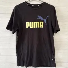 PUMA ロゴ入り ブラック Tシャツ