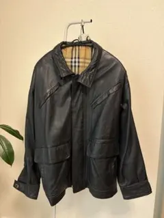 2026年最新】BURBERRY メンズ レザージャケット・ライダースの人気
