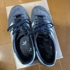adidas Gazelle ネイビー/ライトブルー スニーカー