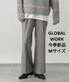 新品　グレー　あったかスッキリイージーパンツ　580794　Мサイズ
