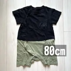 【美品】GU ベビー ロンパース 80cm 男の子