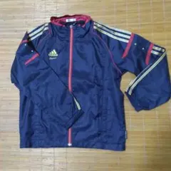 adidas ネイビー ジャケット140cm