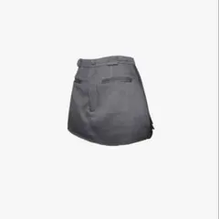 meltthelady back pleats skirt gray S