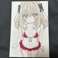 C105 ろうか チェキ風イラストカード 伊地知虹夏 コミケ - メルカリ