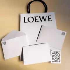 LOEWE ショップ袋とカードセット