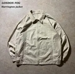 LONDON FOGハリントンジャケットXLライトベージュ古着グランパコア美品