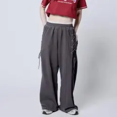 AmlyCity サイドリボンスウェットパンツ - メルカリ
