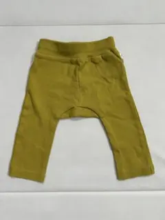 <美品> バースデー futafutaベビーパンツ スパッツ マスタード 70
