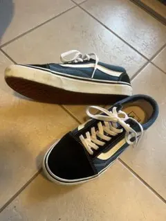 Vans Old Skool ネイビー/ブラック/ホワイト　26.5