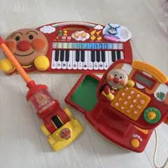 アンパンマン おもちゃ まとめ売り レジ 掃除機 ピアノ