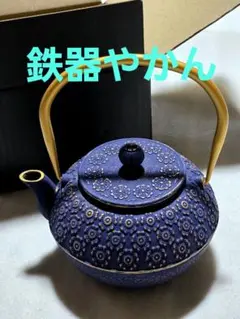 未使用】アンシャンテジャポン 南部鉄器 急須 ティーポット ブルー