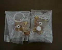 リラックマ クリアマスコット　めじるしアクセサリー　リラックマ　ねころび