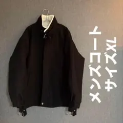 neos ブラック スタンドカラー ジャケット　ボア　黒　XL ショートコートのサムネイル