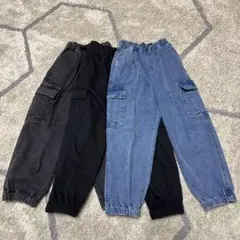 グローバルワーク⭐︎キッズスゴラクストレッチカーゴパンツセット