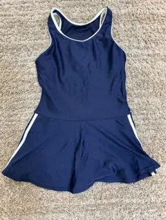 ネイビー ワンピース水着 女の子用