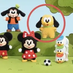 DISNEY ミッキーファミリー ぬいぐるみキーチェーン　popmart