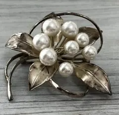 大きめパールブローチ ❤️ヴィンテージ レア