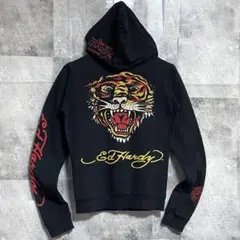 USA製 00s ED HARDY エドハーディー ジップアップパーカー Y2Kのサムネイル