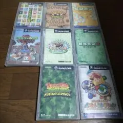 パズルコレクションどうぶつの森ピクミンドンキーコンガ等ゲームキューブソフト8枚