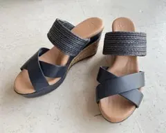 UGG クロスストラップサンダル ネイビー色　未使用・美品！！
