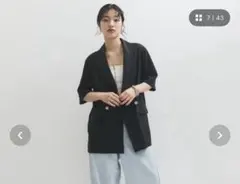 ADAM ET ROPE' FEMME / シアージャケット