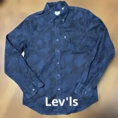 Levi's ダークブルー カモフラージュシャツ Sのサムネイル